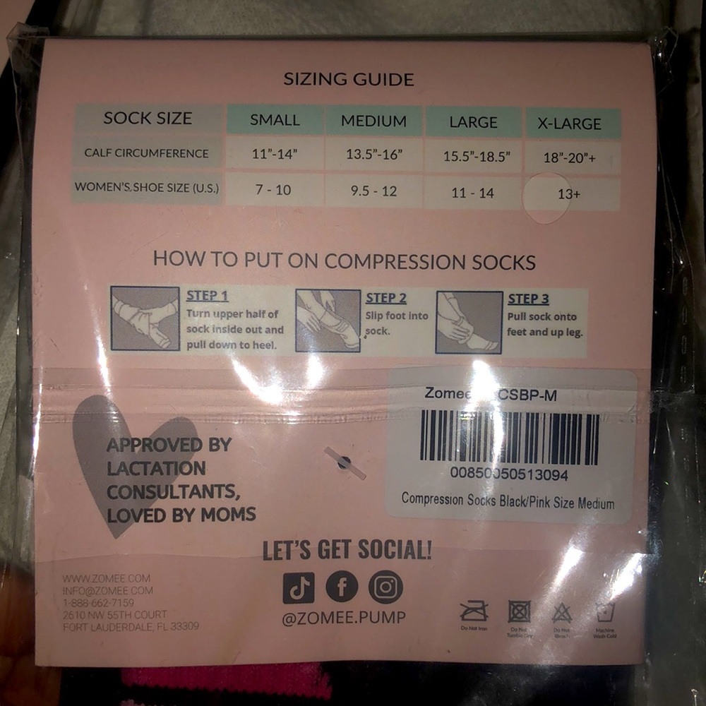 Zomee Compression socks - Picture 2 of 3